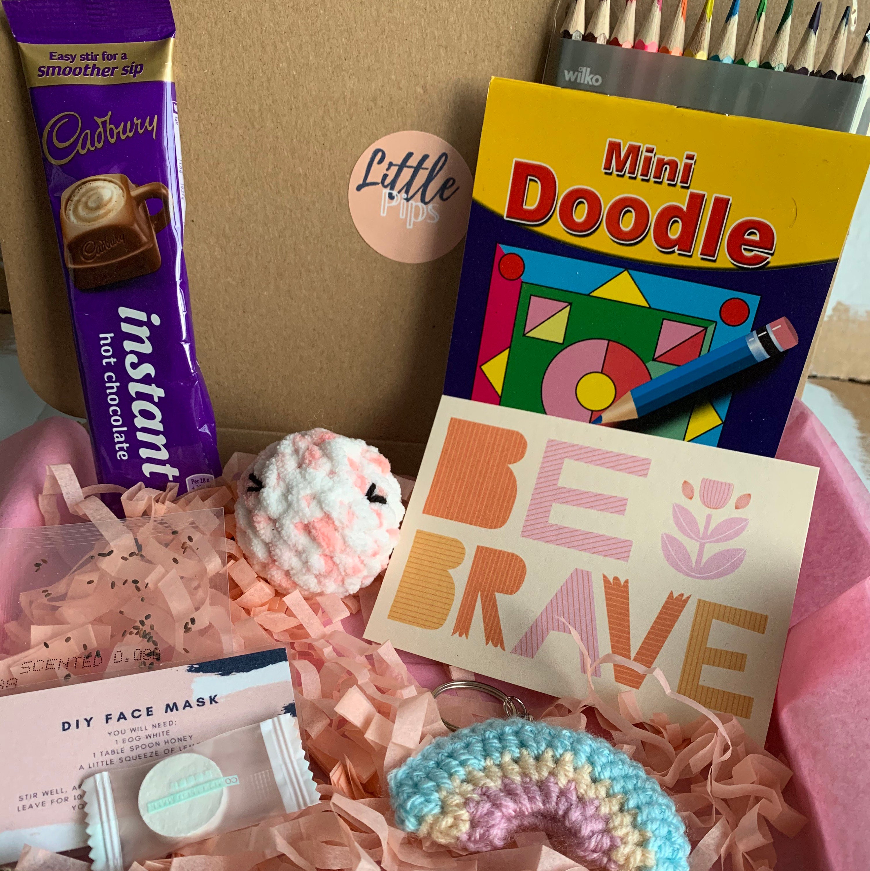 Mental health destress box letterbox gift self care box Etsy