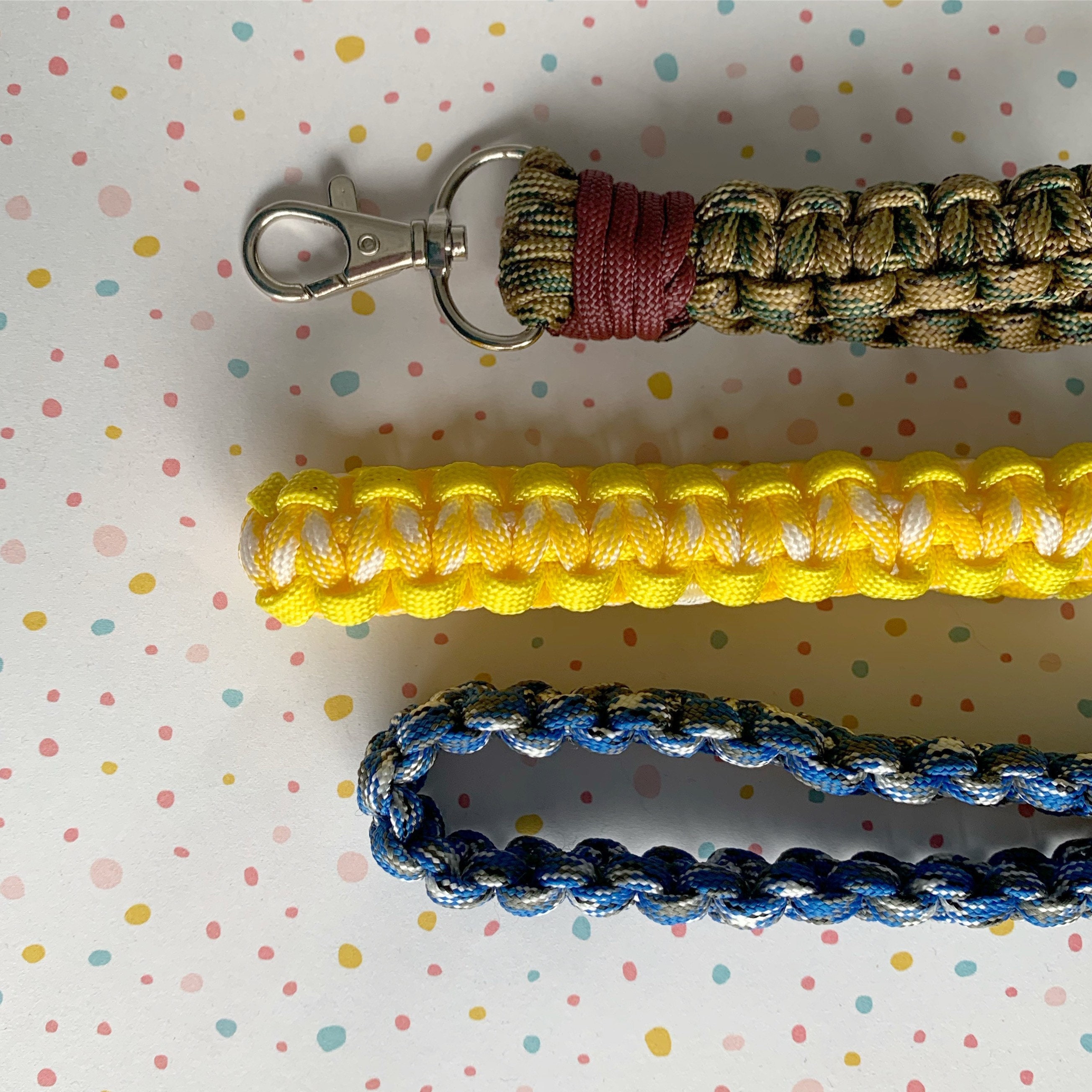 Paracord wristlet paracord wrist strap macrame wristlet Etsy