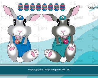 Cool Bunny Plum, clipart, cartoon, easter, bunny, png, jpg, animal, printable, digital