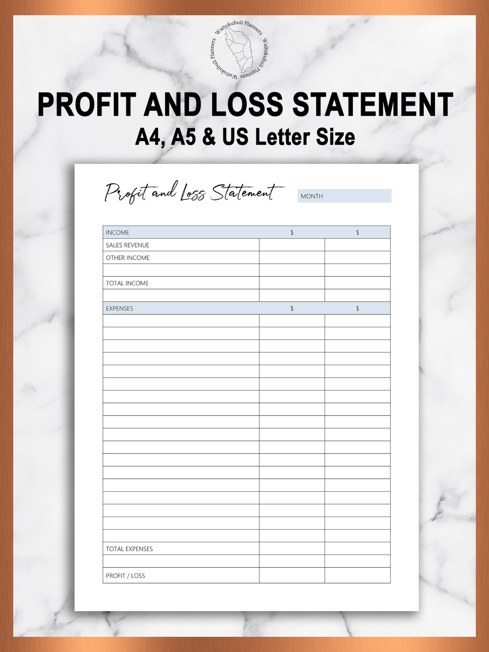 Printable Profit And Loss Statement Form Printable Forms Free Online Printable Profit And Loss Statement Form Printable Forms Free Online