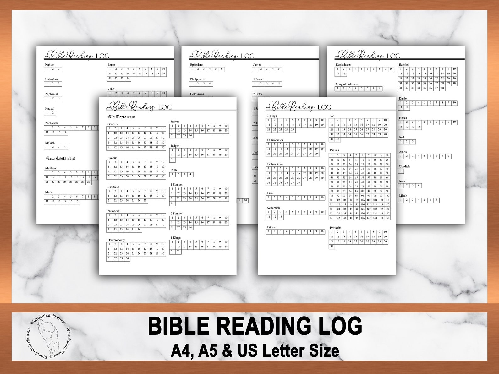 Bible Reading Log Printable Scripture Reading Log Bible | Etsy