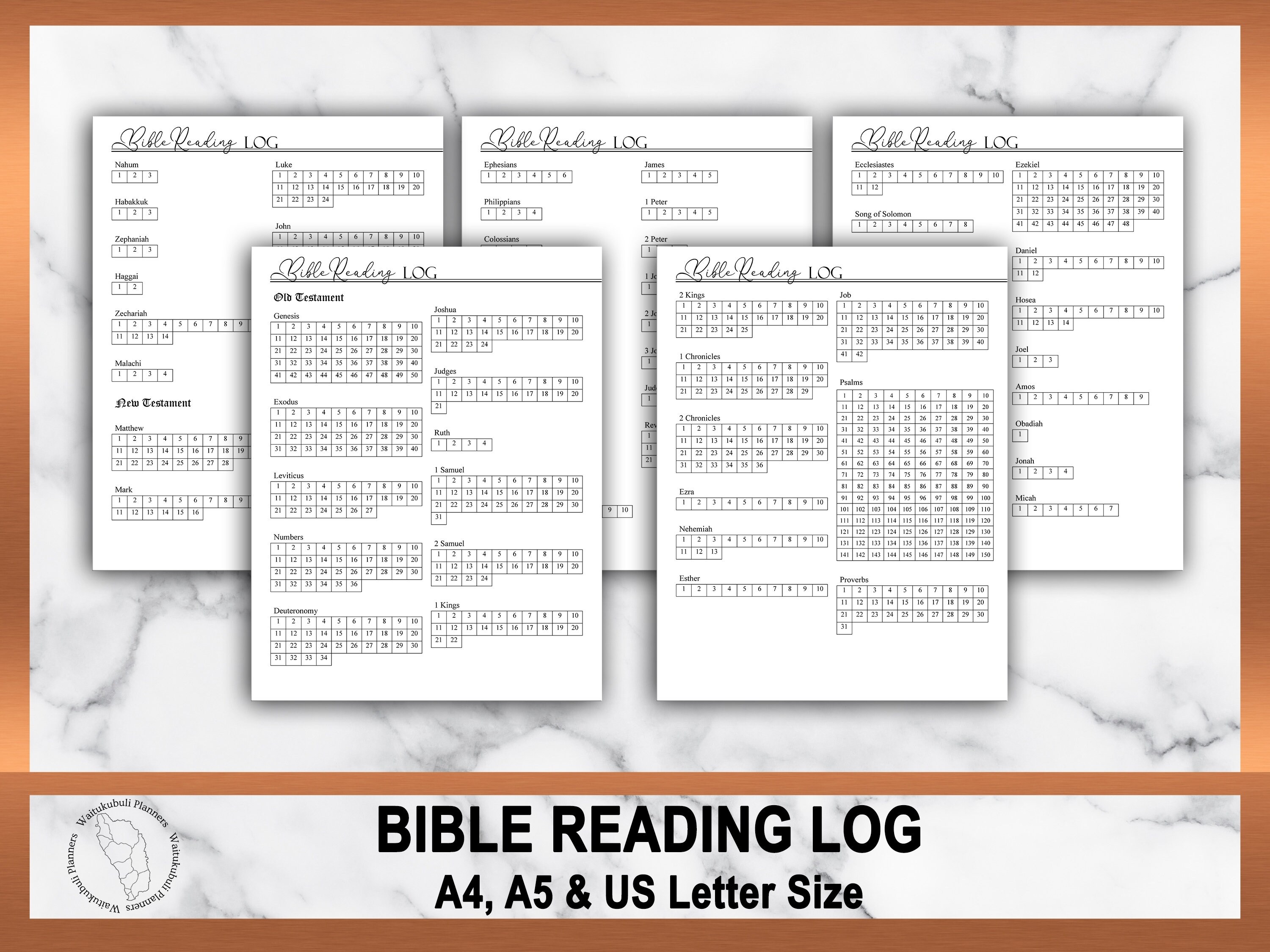 Bible Reading Log Printable Scripture Reading Log Bible | Etsy