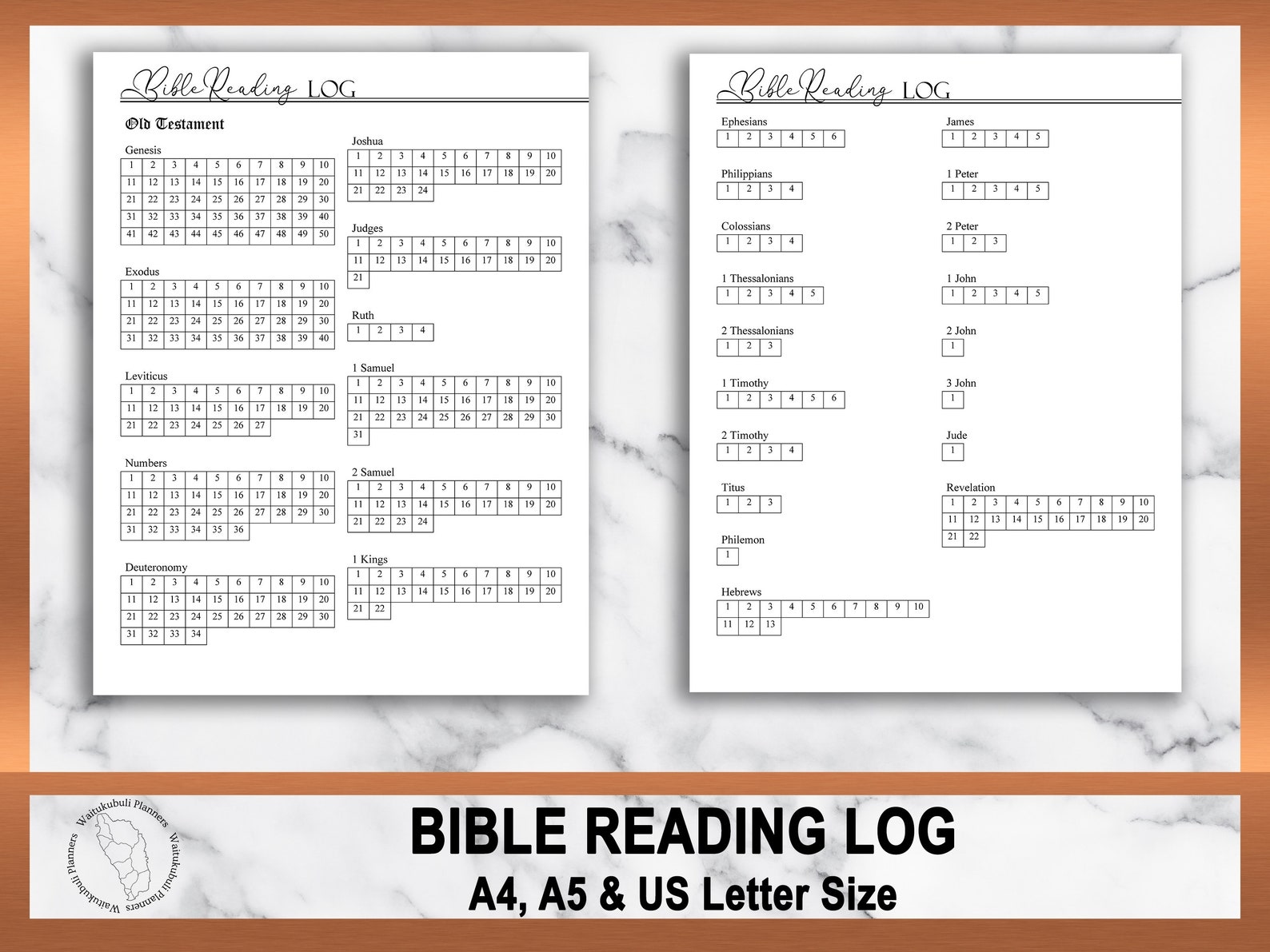 Bible Reading Log Printable Scripture Reading Log Bible | Etsy