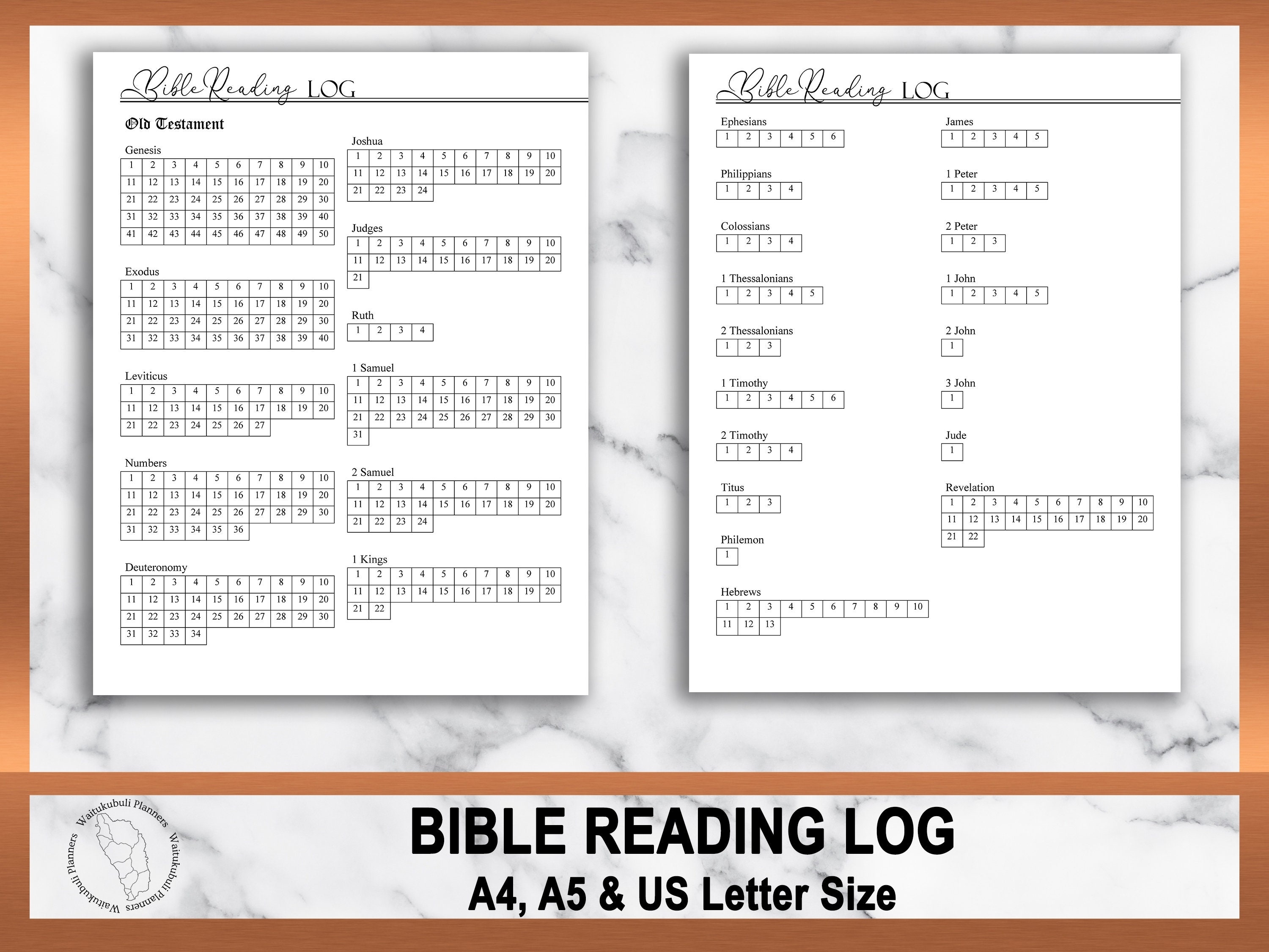Bible Reading Log Printable Scripture Reading Log Bible | Etsy