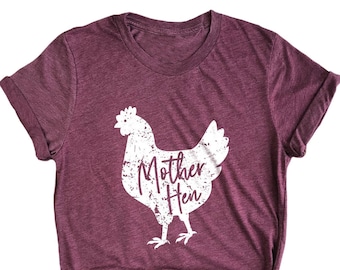 Camisa de madre gallina, camisa de vida de granja, camiseta de vida en el campo - camisa de mamá - regalos para mamá - camisa de mamá - camisa de mamá - regalo del día de la madre
