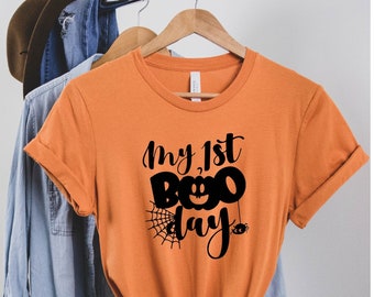 My First Boo Day Shirt, Kids Halloween Tee, Halloween Baby Boy Shirt, Halloween Baby Girl Shirt, Halloween baby Shirt, Pumpkin Shirt