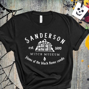Camisa de bruja Sanderson, Camisa Sanderson, Camisa divertida de Halloween, Hermanas Sanderson, Museo Sanderson, Brujas de Halloween, Camiseta de otoño imagen 1