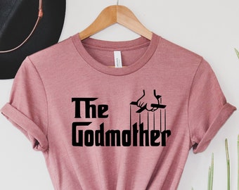 Camisa de madrina, regalo de madrina, camiseta de madrina, camisa para madrina, camisa de bautismo, regalo para madrina, camisa del día de la madre