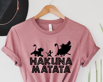 Hakuna Matata Shirt, Disney family shirt, Disney Trip Shirt, Animal Kingdom shirt, Lion king shirt ,Disney Custom Shirt, Disney Shirts