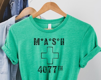 MASH 4077th Shirt, Vintage Shirt, M*A*S*H Classic American TV Series Shirt, Army Hospital Tee, Korean War, Adult Unisex & Kids Sizes Shirts