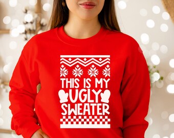 Christmas Sweaters 2022 Please Be Nicer Sweatshirts Hello | Etsy