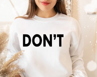 No sudadera, sudadera con cita divertida, Schitt's Creek, Wild Aloof Rebel, Schitt's Creek Merchandise, Schitts's Creek,