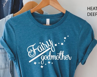 Fairy Godmother Shirt, Godmother Gift, Godmother T-Shirt, Shirt for Godmother, Baptism Shirt, Gifts for mom, Mother's Day Shirt
