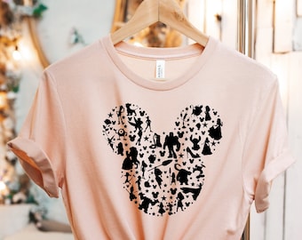 Camisa de orejas de Mickey de Disney, camisa de Mickey, camisa de Disney, camisa unisex de Disney, camisa de Mickey de Disney