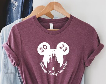 Disney Family Vacation 2023 Shirt, Disney Trip Shirt, Disney Family Matching Tee, Mickey and Minnie Shirt, Disneyland Trip Tshirt