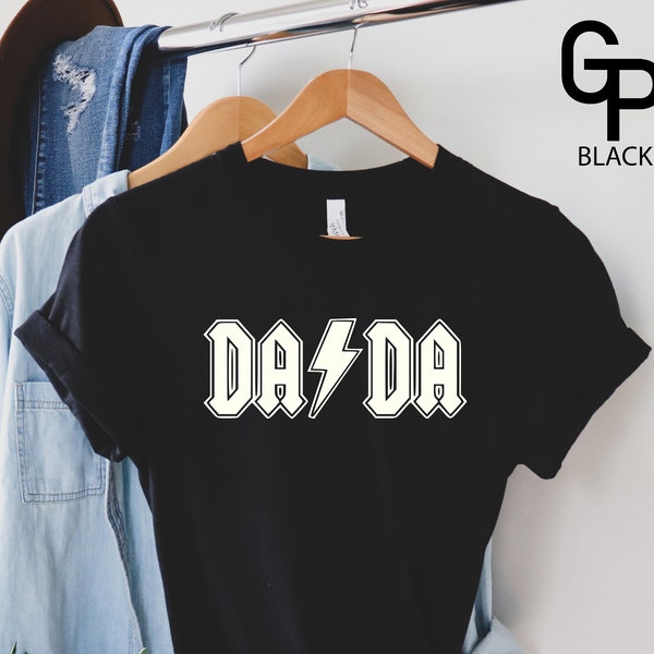 ACDC Dada Shirt, Geschenk für Papa, Rocker Dada Shirts, ACDC T-shirts, Dad Shirts, Vatertagsgeschenk Shirt,