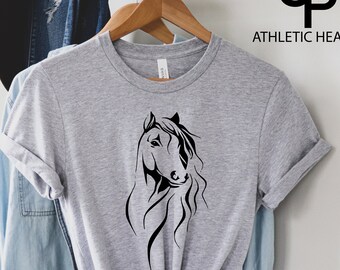 Horse Shirt, Love Horses Shirt, Horse Lover Tshirt, Horse Girl Shirt, Gifts for Mom, Horse Lover Tee, Horse Lover Gift,  Gift for Women