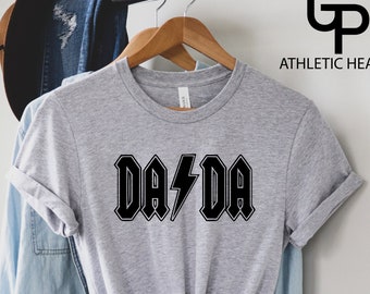 ACDC Dada Shirt,  Gift For Dad, Rocker Dada Shirts, ACDC T-shirts, Dad Shirts, Father's Day Gift Shirt,