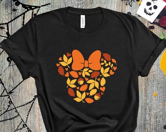 Fall Minnie Mouse Shirt,Disney Halloween Shirt,Minnie Mouse,Disney Autumn Shirt,Disney Fall Shirt,Disney Pumpkin Shirt,Fall Shirts