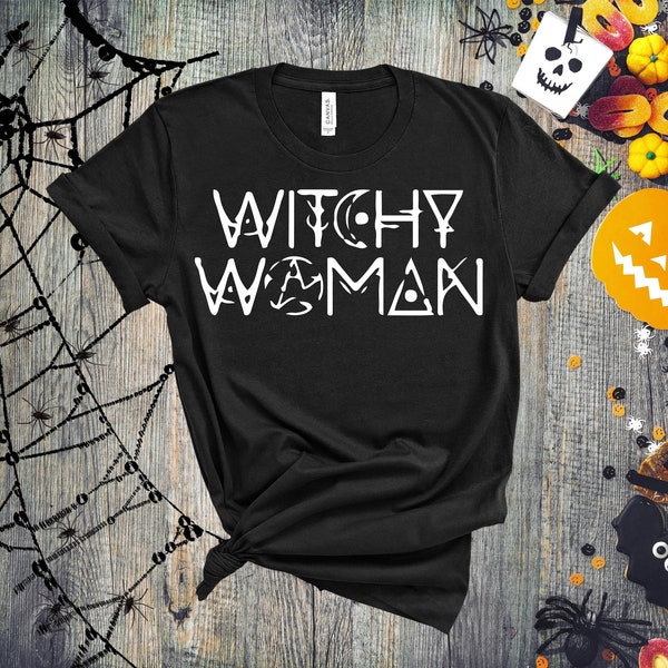 Witchy Woman Shirt, Witch Shirt, Funny Halloween Shirt, Halloween Shirts, Halloween Party Tee, Witchcraft Shirt, Halloween Witch Shirt
