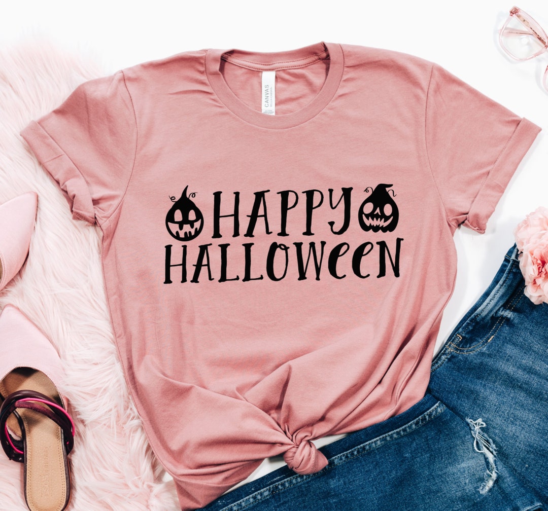 Happy Halloween Tshirt, Womens Halloween Shirt,halloween Tshirt, Tee