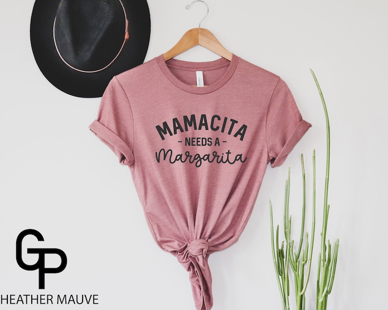 Mamacita necesita una camisa de margarita, camisa de mamacita, camisa de mamá divertida, regalo de baby shower, camisa de mamá, camisa del día de la madre, camisetas de mamá de moda imagen 1