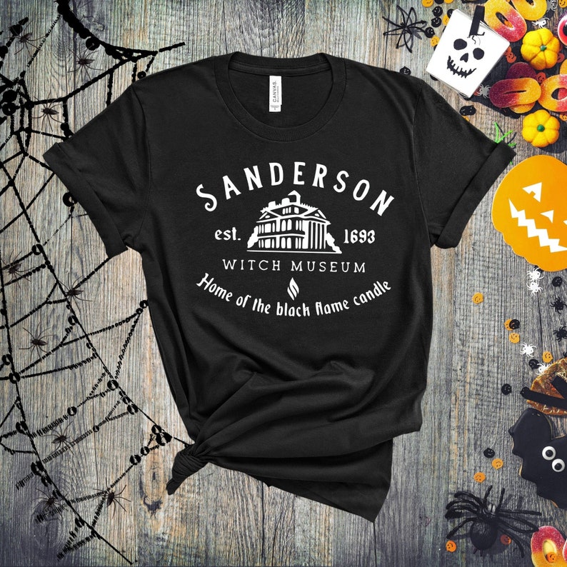 Camisa de bruja Sanderson, Camisa Sanderson, Camisa divertida de Halloween, Hermanas Sanderson, Museo Sanderson, Brujas de Halloween, Camiseta de otoño imagen 1