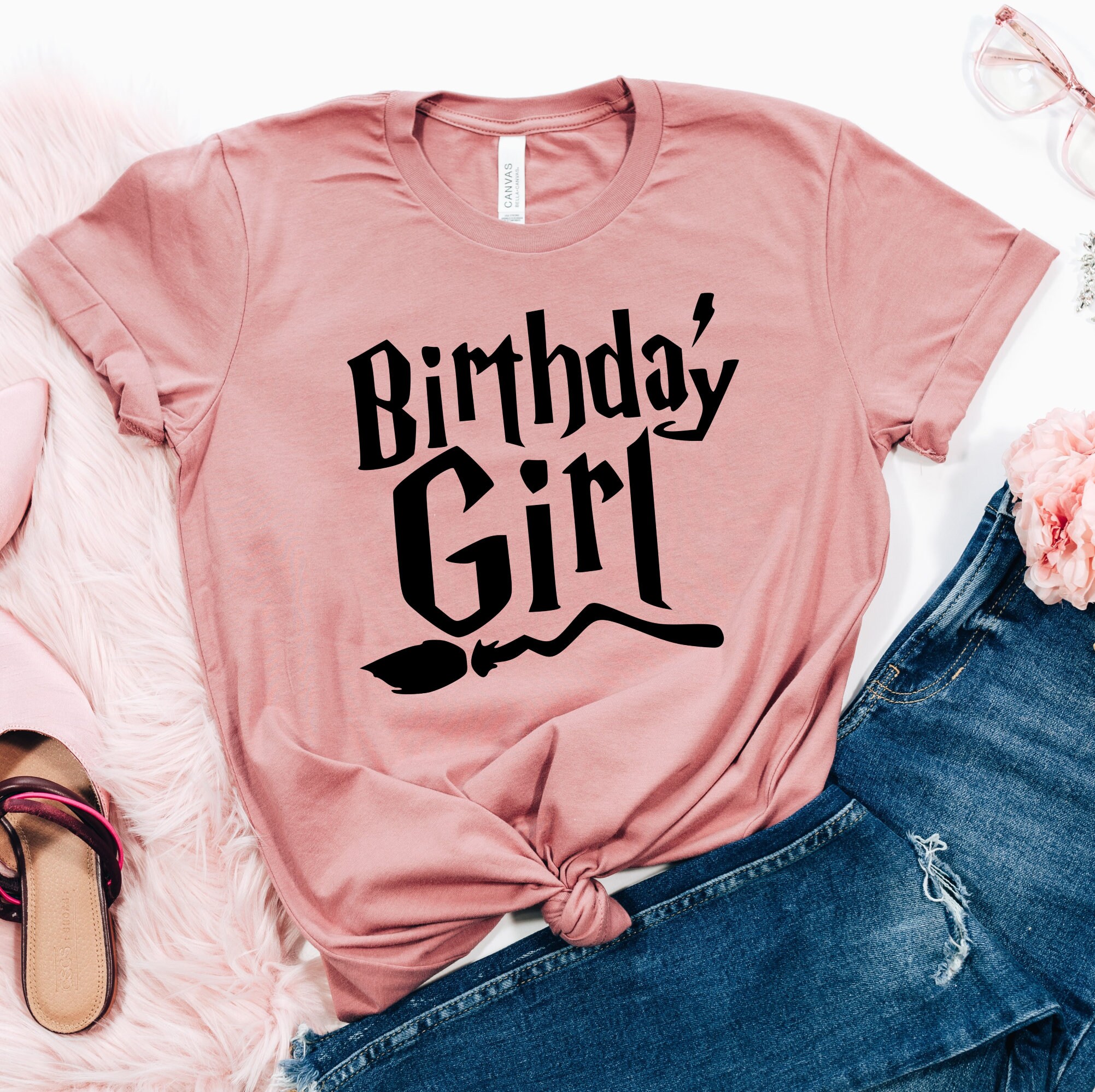Birthday Girl Shirt Wizard Birthday Shirts Birthday Shirt Etsy