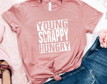 Young Scrappy Hungry - Camisa de Broadway - Camisa de Hamilton - Camisa musical - Alexander Hamilton - Camisa de teatro - Camisa de América
