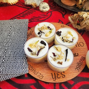 Visionary Divination Oracle Soy Spell Intention Tea Light Candles