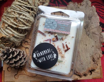 Enraizamiento Soja Intención Aceite Esencial Amaderado Hechizo Cera Herbal Fundida