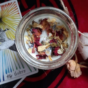 Love Intention Soy Ritual Spell Jar Candle