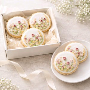 Mix de Primavera - Buquê de Limão Gelado - Biscoito de Açúcar