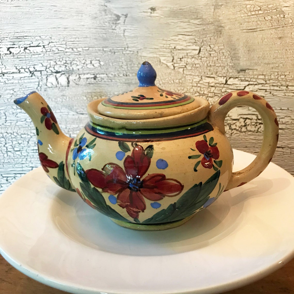Vintage Teapot Spain Etsy
