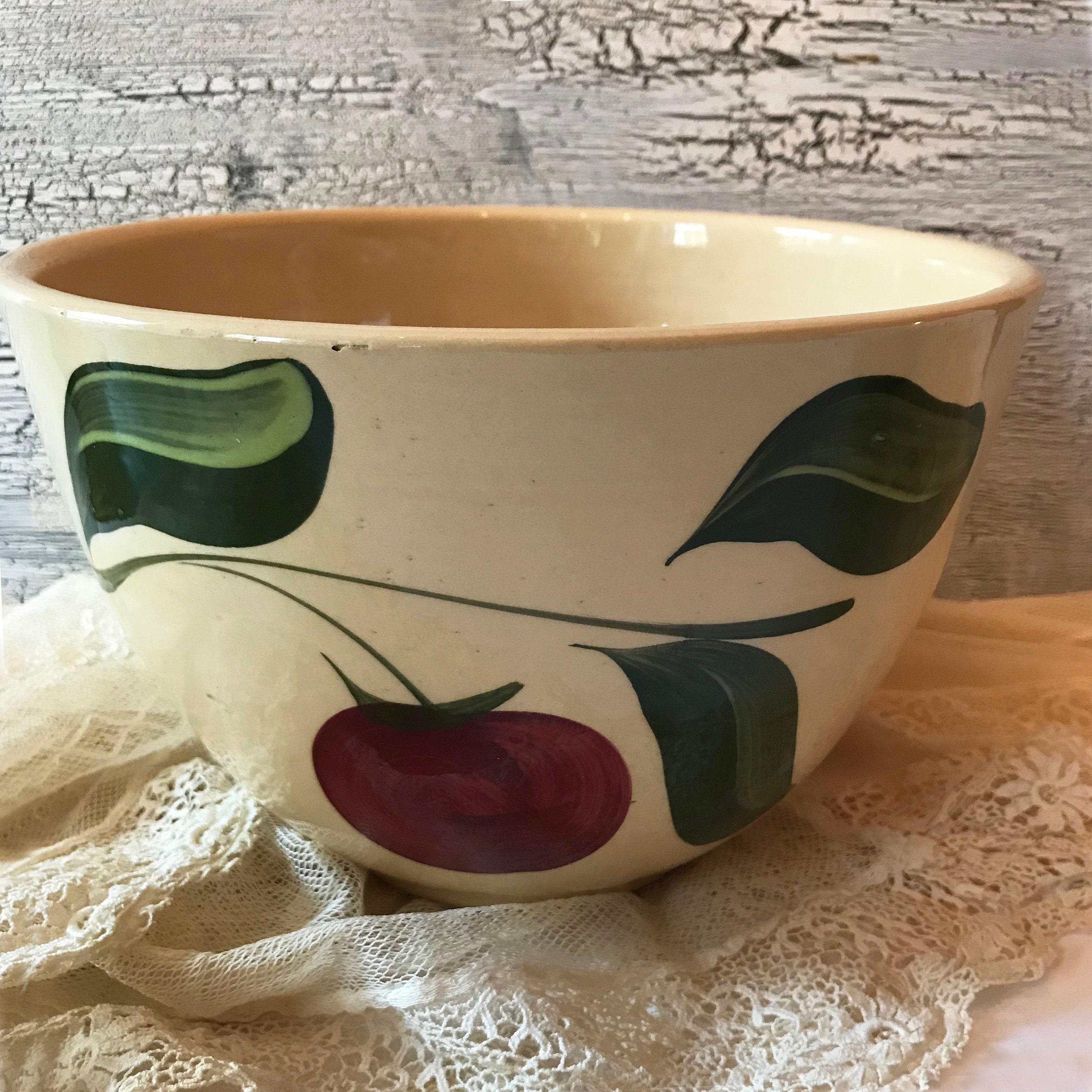 3 Nesting Yellow Ware Apple Bowls USA Vintage Bowls 63 64 y Etsy