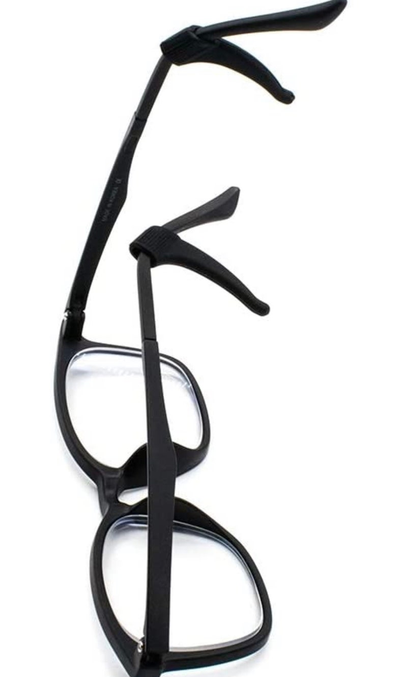 Eyeglass Arm Grips Black and White / Sports Eyewear Ear Grip / Etsy