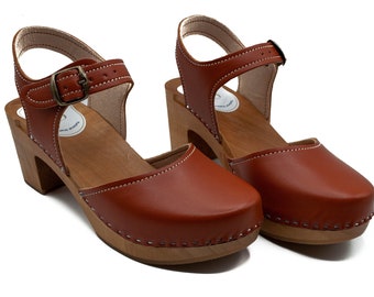 vegan leather clogs