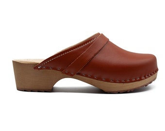 vegan wooden clogs