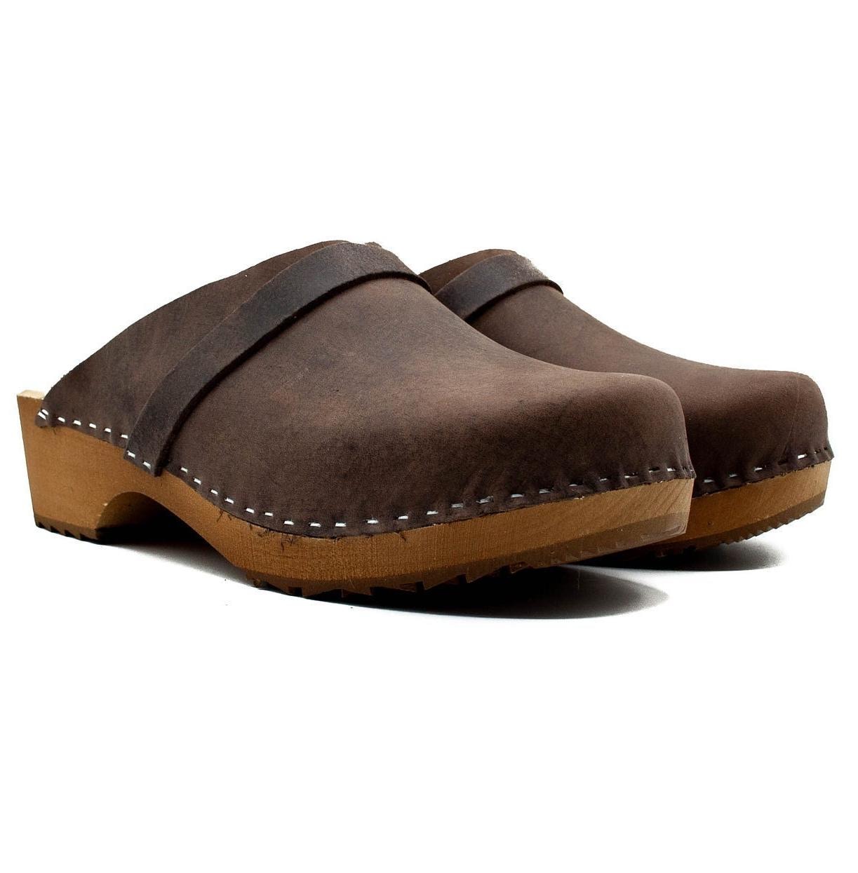 Clogs | Antique nubuck | Autumn Clogs | Shoes | Clogs for men | Wooden Clogs | Garden shoes | Sandal Clog | Birthday gift | Christmas Gift