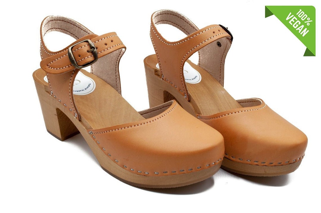 Vegan Clogs, Clogs, Sandals, Vegan Leather, Honey Vegan Clogs, Swedish