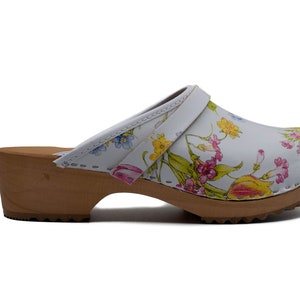 Clogs | Handmade Shoes | Swedish Clogs | Sandal Clogs | Natural Leather | Garden Shoes | Birthday Gift | Christmas Gift | Autumn Clogs |
