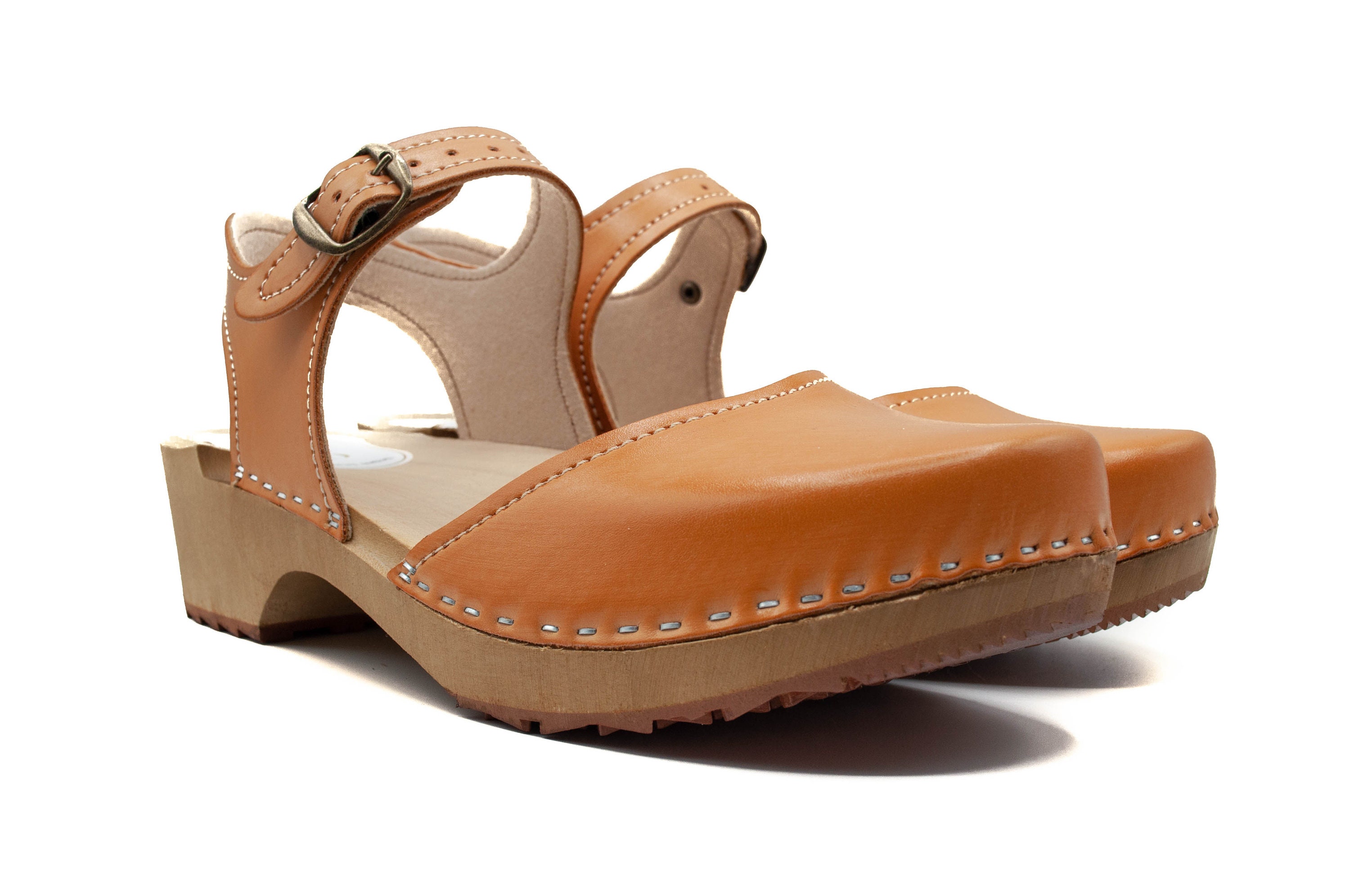 Vegan Clogs Clogs Low Sandals Vegan Leather Orange Vegan Etsy UK