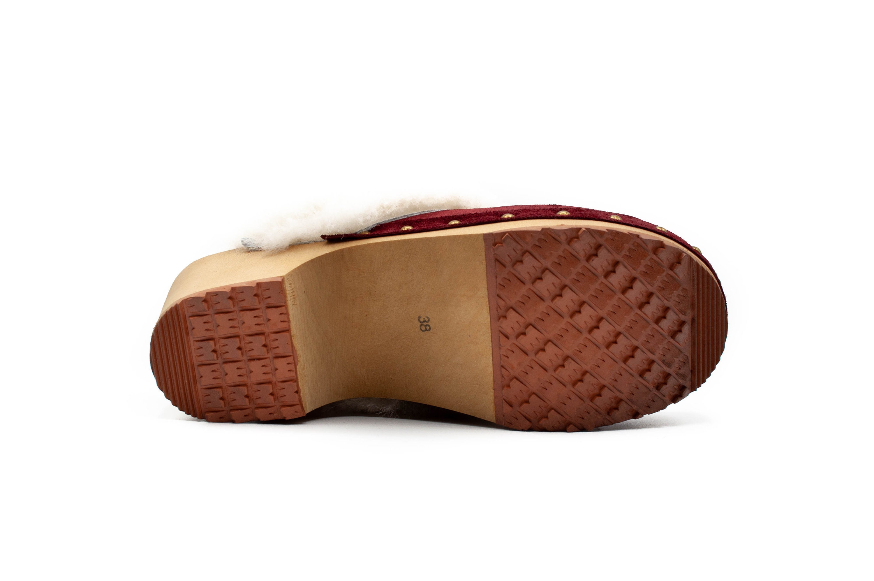 sheepskin clogs
