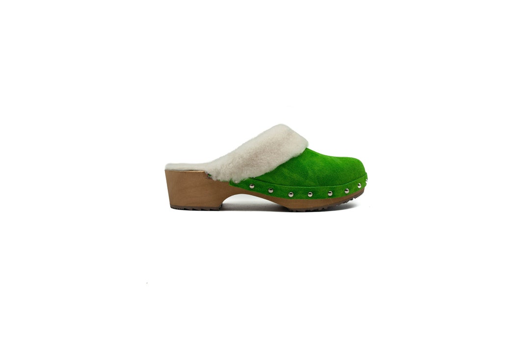 sheepskin clogs uk