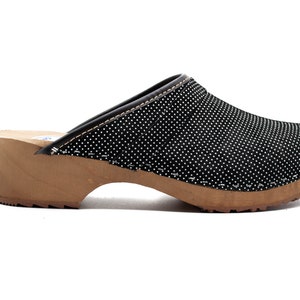 Handmade Swedish Clogs for Women - Stylish Mules with Heel