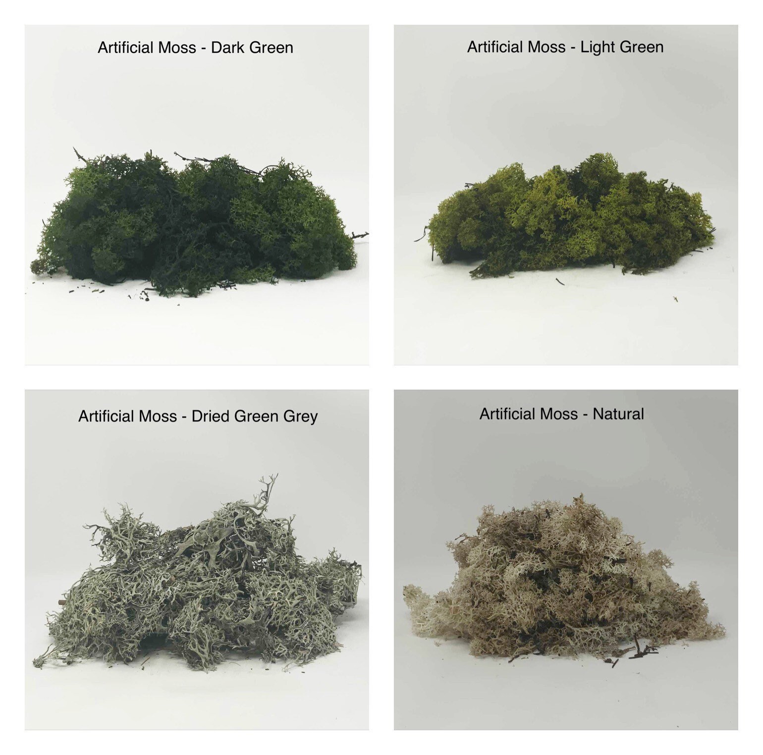 Artificial Moss Dark Green Light Green Natural & Dried Green Etsy UK