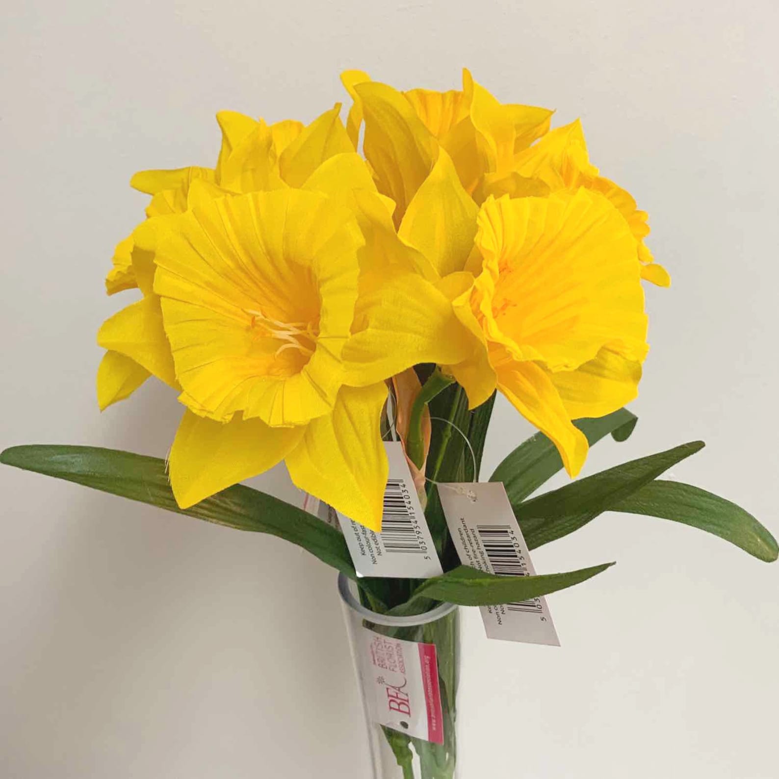 Artificial Daffodils 5 Stems BFA Endorsed Quality Product Etsy