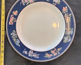Wedgewood Blue Siam 13" Chop Plate Round Platter