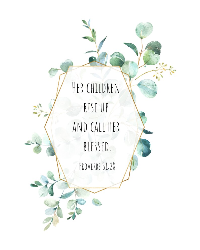 Proverbs 31:28 Digital Download Instant Printable Artwork - Etsy