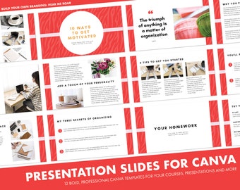 Presentation Slide Templates for Canva